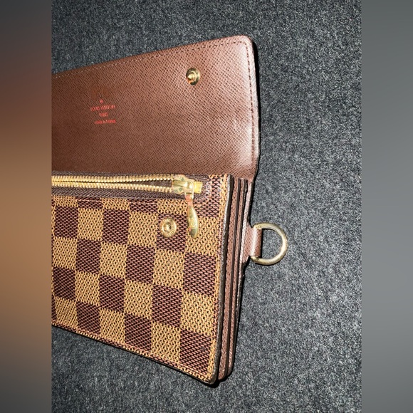 ✅AUTHENTIC LV ACCORDION DAMIER LONG WALLET LOUIS VUITTON - Picture 12 of 16